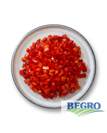 Begro Poivrons rouges en cubes 10x10