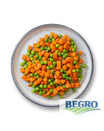 Begro Peas and diced carrots